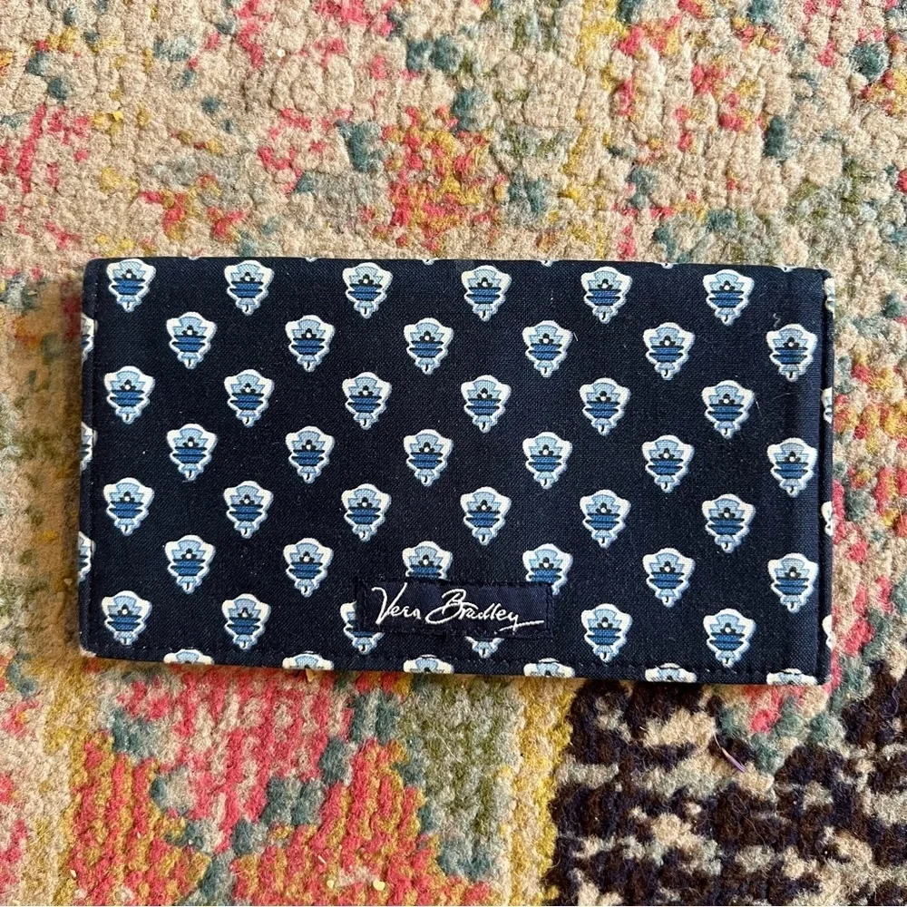 Vera Bradley Patterned checkbook cover - Blue